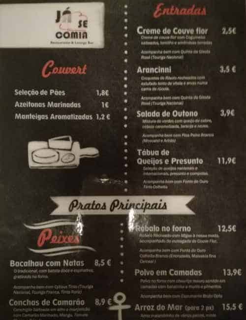 Restaurante Já se Comia em Santa Comba Dão