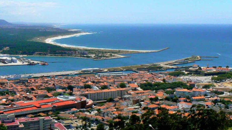 Vista de Santa Luzia da cidade de Viana do Castelo