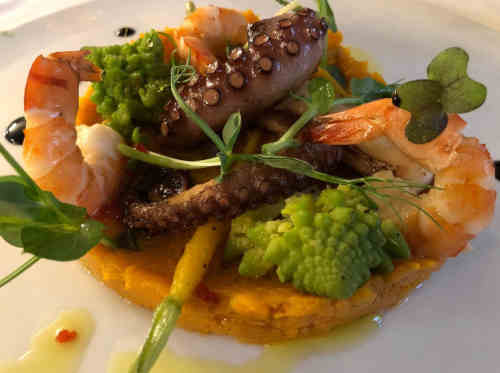Restaurante Lisbonense nas Caldas da Rainha - Polvo com camarão