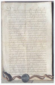 Carta régia de elevação da vila de Arrifana de Sousa a cidade com o nome de Penafiel