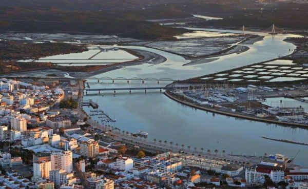 Cidade de Portimão - vista aérea